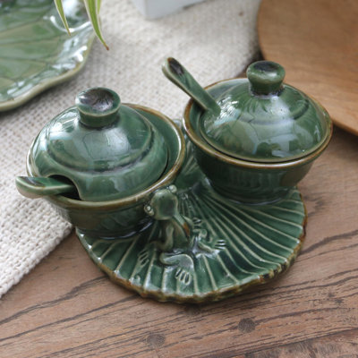 Ceramic Condiment Set
