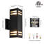 Adeen 12" Modern Outdoor Wall Light In 2 Lights With Aluminum