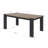 Caroyn Modern 2-Tone Solid Wood Dining Table
