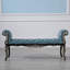 Banc en bois de bouleau sculpté et cuir de style européen pour chambre et salon-507748946-507749293