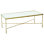 Spike Cocktail Table w/White Marble Top