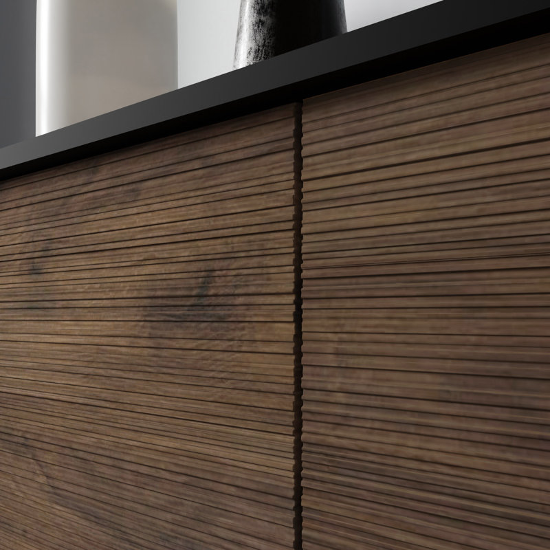 Sherwood Coffee Table With Storage Space, Black/Catania oak