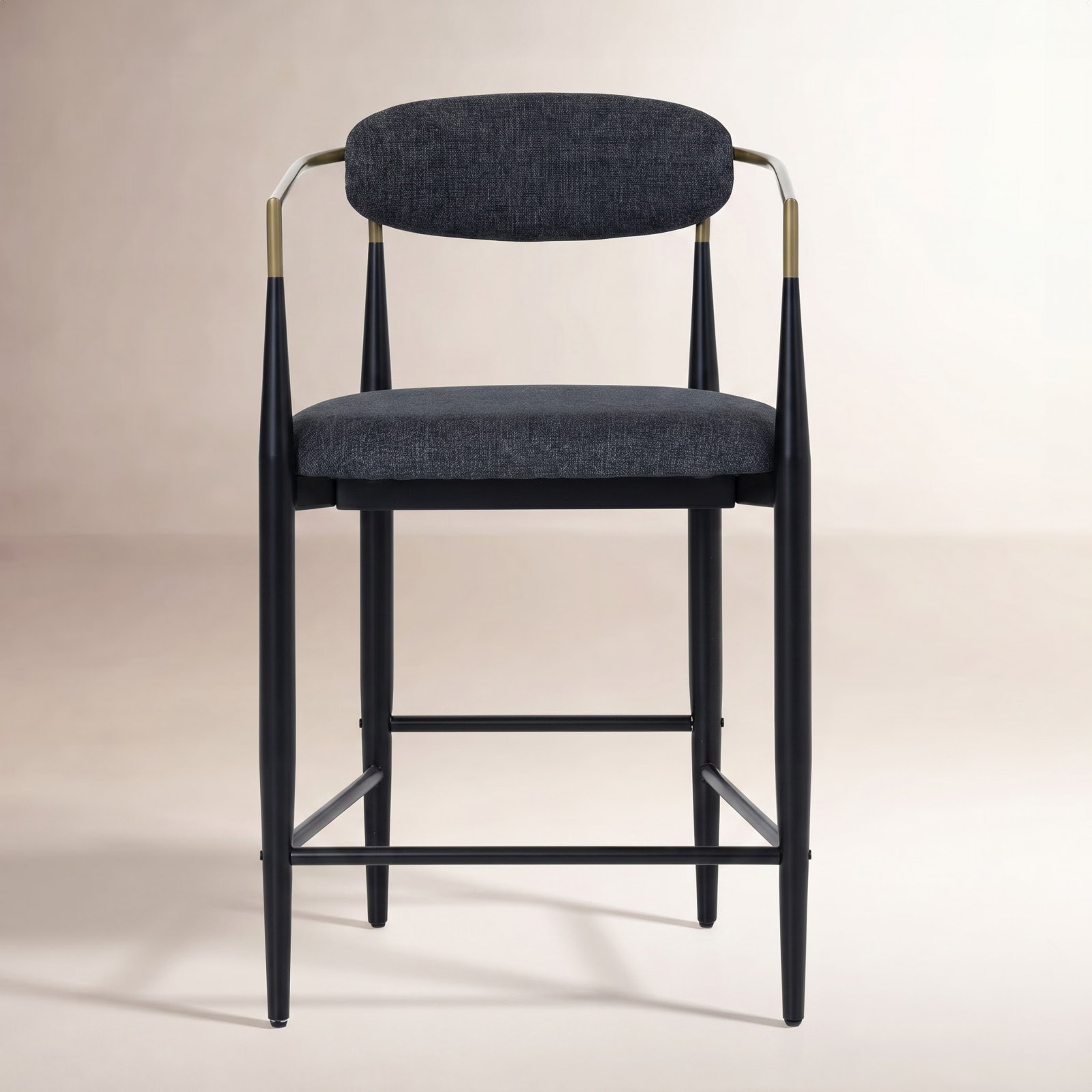 25" Bar Stool, Dark Gray