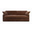 Canapé en velours de chenille 92 po Rhodes-131044492