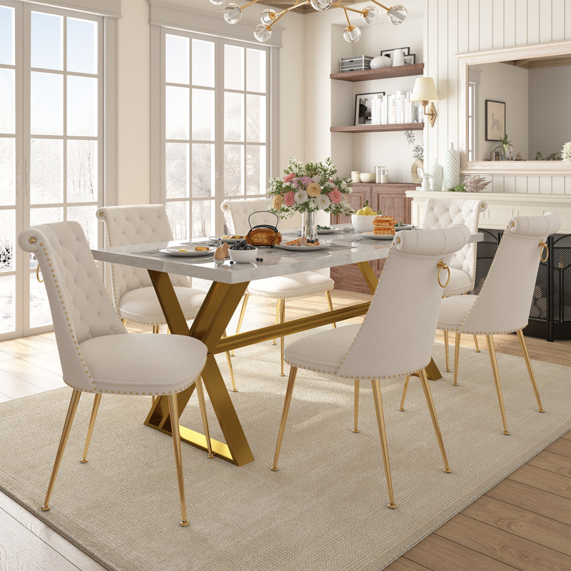 Ensemble repas pour 6 personnes Magallanes, Beige