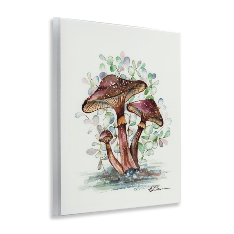 Plaque murale champignons terreux terreux, design par Cady