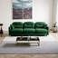 Élégant canapé modulaire vert à trois places modulaire - Tissu chenille doux, confort ergonomique, parfait pour le salon ou la chambre à coucher-309548593