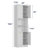 Schnur 75"H Kitchen Pantry Cabinet with Open Storage and Adjustable Shelves for Dining Room, Living Room, Laundry, Bathroom-1738234487
