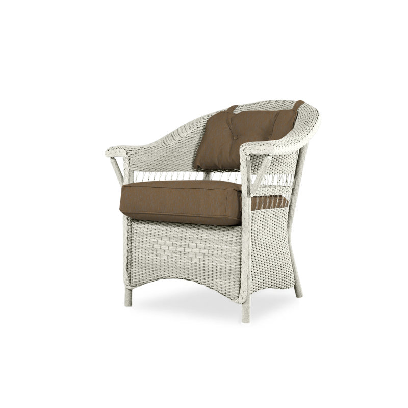 Nantucket Outdoor Dining Armchair, Friendly Flax, Linen
