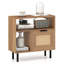 60cm W Manufactured Wood Bedside Table