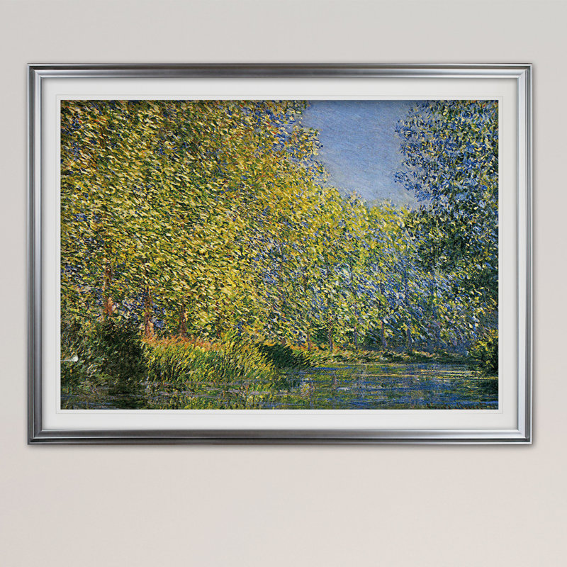 Bend In The River - Print, Silver Framed, 31" H x 43" W x 1.5" D