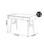 Bureau simple italien
