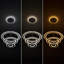 3 - Light Natural LED Dome Pendant