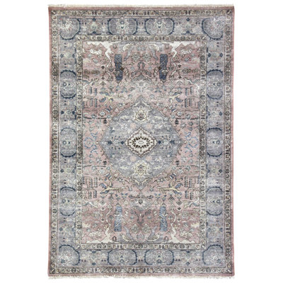 Laristan One-of-a-Kind 6'2" X 9' 1920s Wool Area Rug in