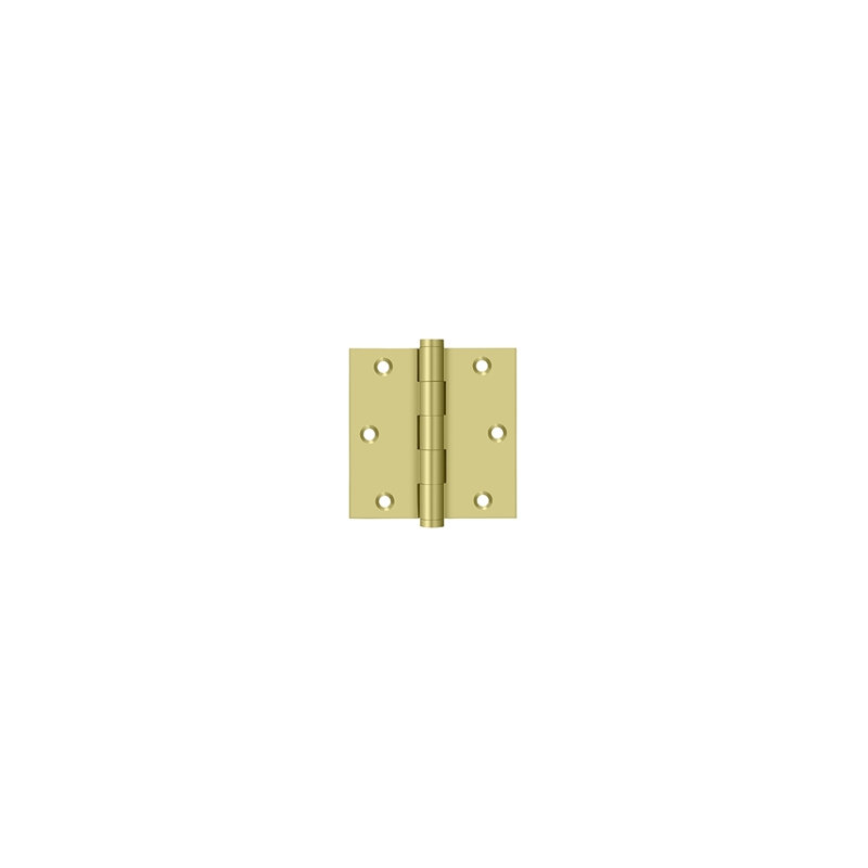 102'' x 102'' Butt Bearing Hinge, Polished Brass