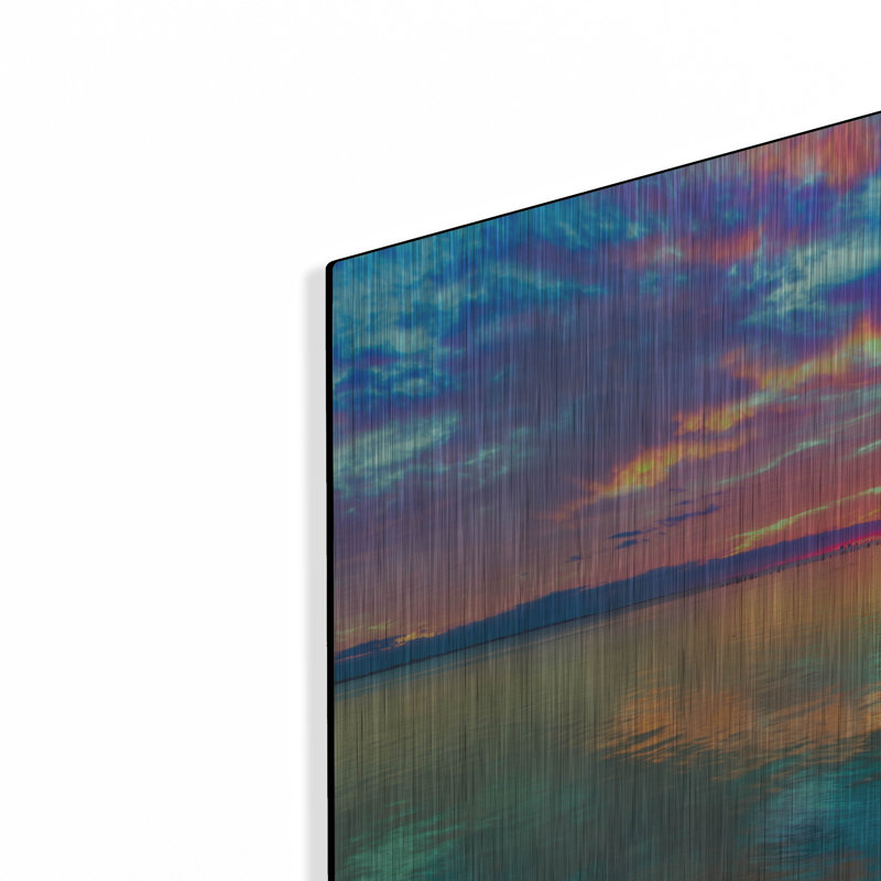 «Pink Sunset Sea» par Ezra Tanner, H 16 po x l 24 po