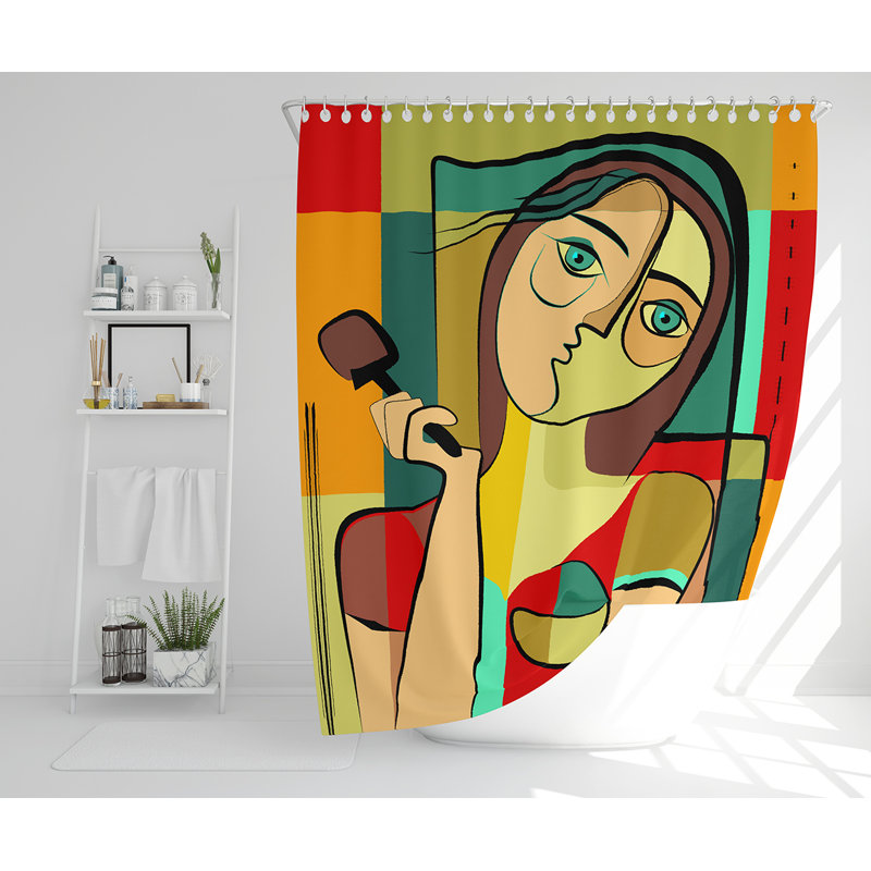 Elizardo Polyester Shower Curtain