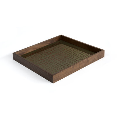 Second Nature Solid Wood Square Decorative Tray