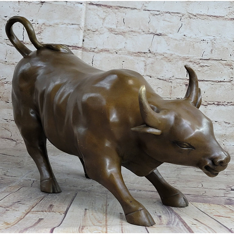 Figurine de statue Stock Bull