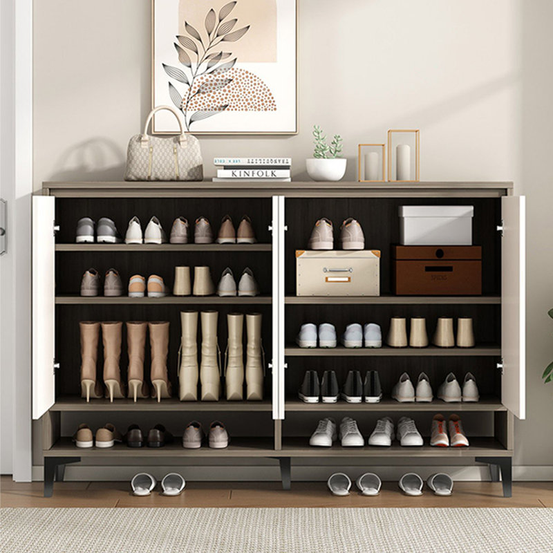 Rangement pour chaussures en bois manufacturé