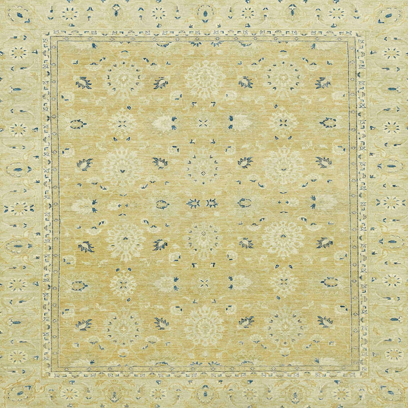 Abstract Indoor Rug, Square 8'