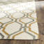 Tapis géométrique en laine tissé à la main Emek-186343759