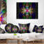 Fabuleux art fractal multicolore - coussin imprimé abstrait-30629000-30628996