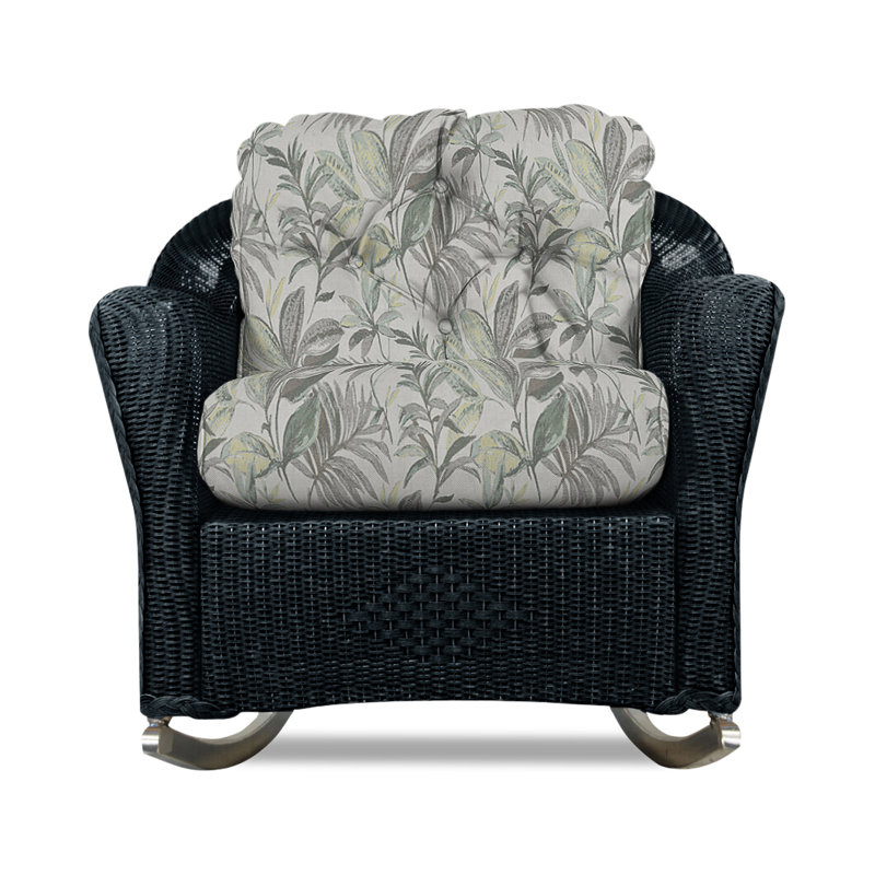 Reflections Outdoor Rocker Chair, Calidora Mist, Ebony
