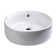 EAGO 15.75'' White Porcelain Circular Bathroom Sink with Overflow