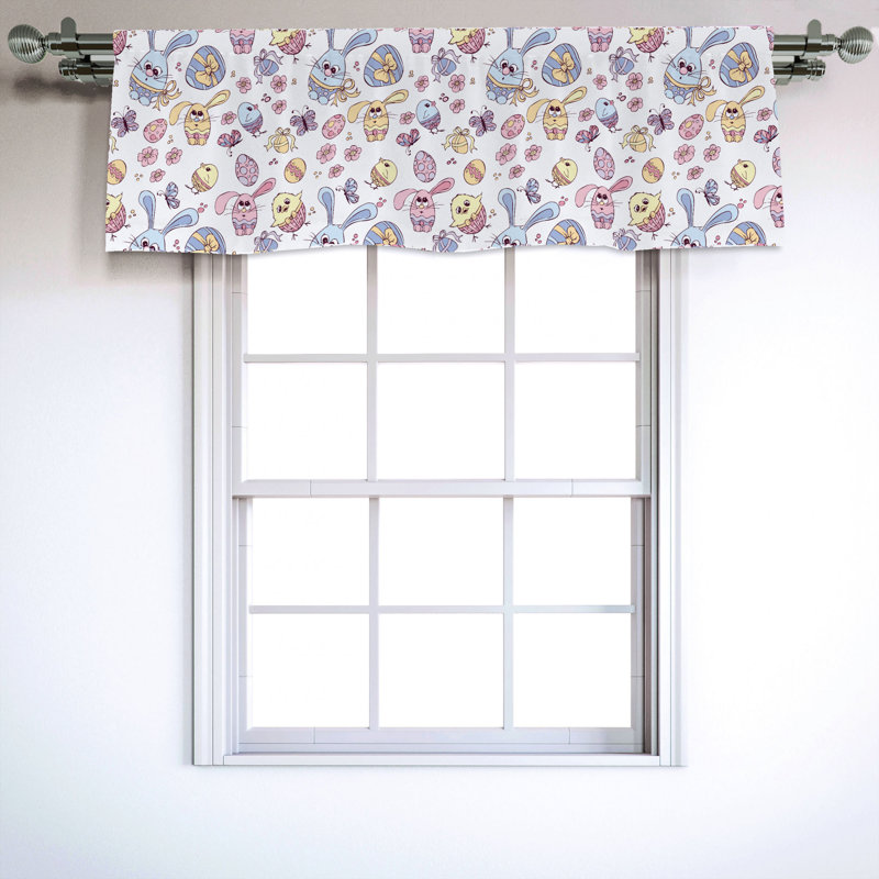 Sateen Ruffled Window Valance