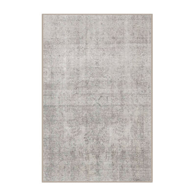 Tapis traditionnel beige / noir Demareon