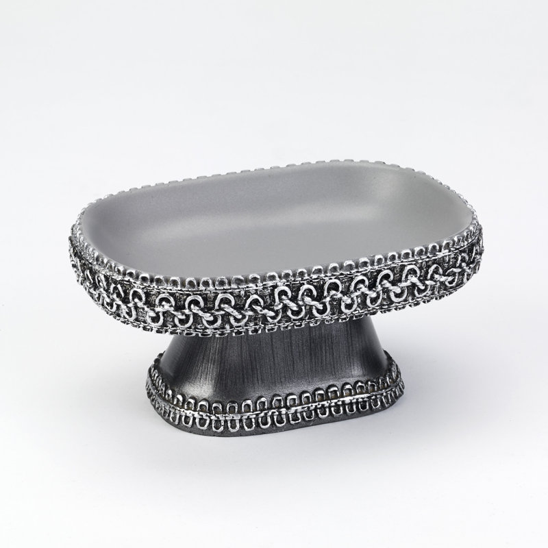 Porte-savon tressé Medallion Gte, Granite