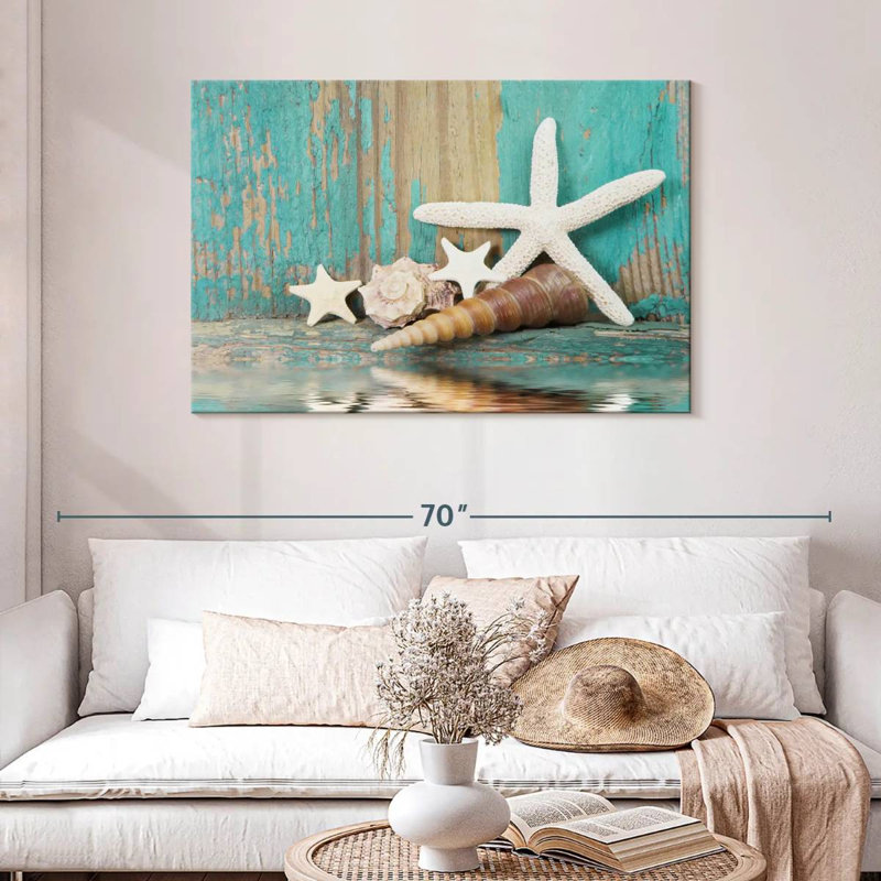 Aletra Seashell Treasures, H 30 po x l 45 po