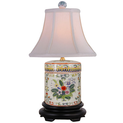 Porcelain Cover Jar 18" Table Lamp