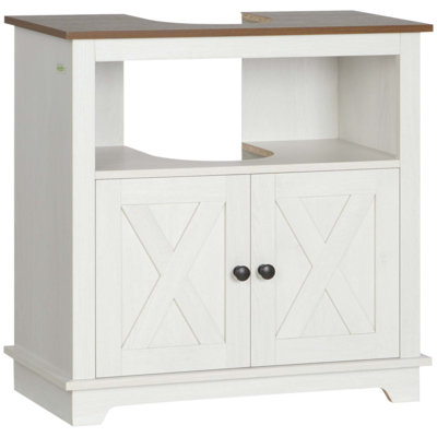 Armoire de salle de bain sous lavabo Kleankin Farmhouse