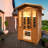 Outdoor Double Red Cedar Far Infrared Sauna Room