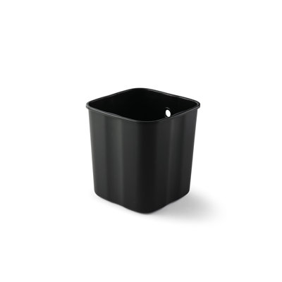 Bac à capteur carré en acier inoxydable 2 gallons avec couvercle en ABS