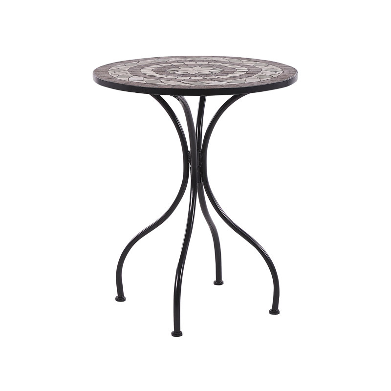 Aariona Round Metal Outdoor Bistro Table , 60cm cm W 60cm cm D