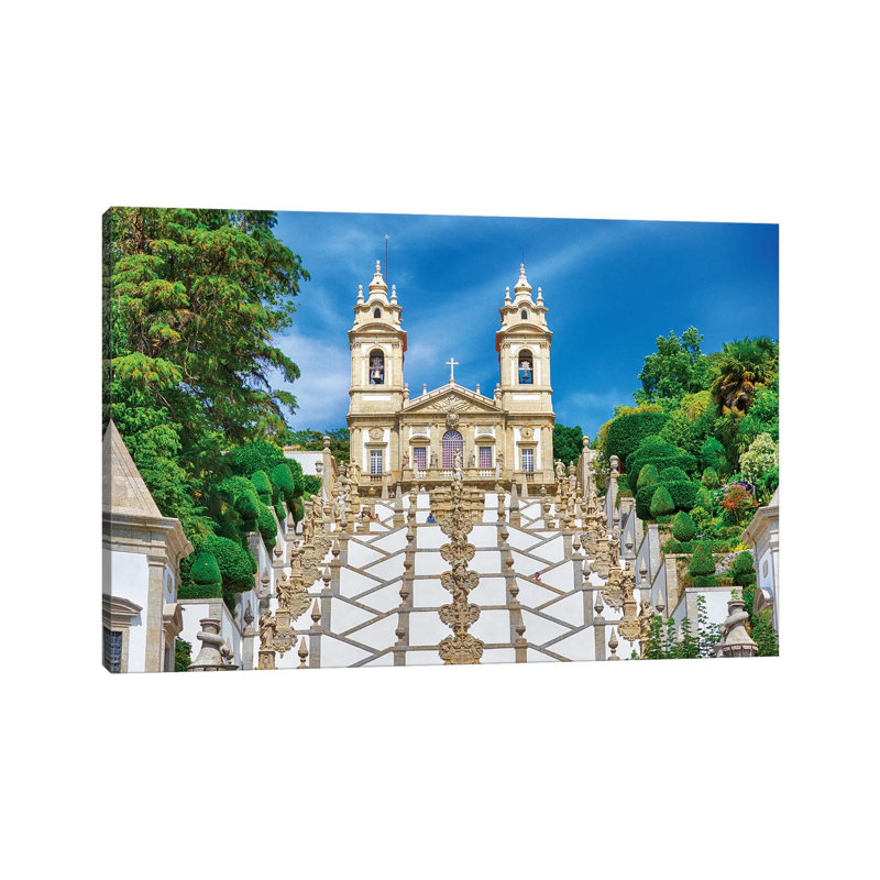 Bom Jesus Do Monte Complex by Terry Eggers - Gallery-Wrapped Canvas Giclée on Canvas, Canvas, 20.32 cm H x 30.48 cm W