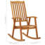 Chaise berçante d'extérieur avec coussins en bois d'acacia massif-322641141-323215303