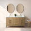 60" Double Bathroom Vanity Set-94811328-94811323