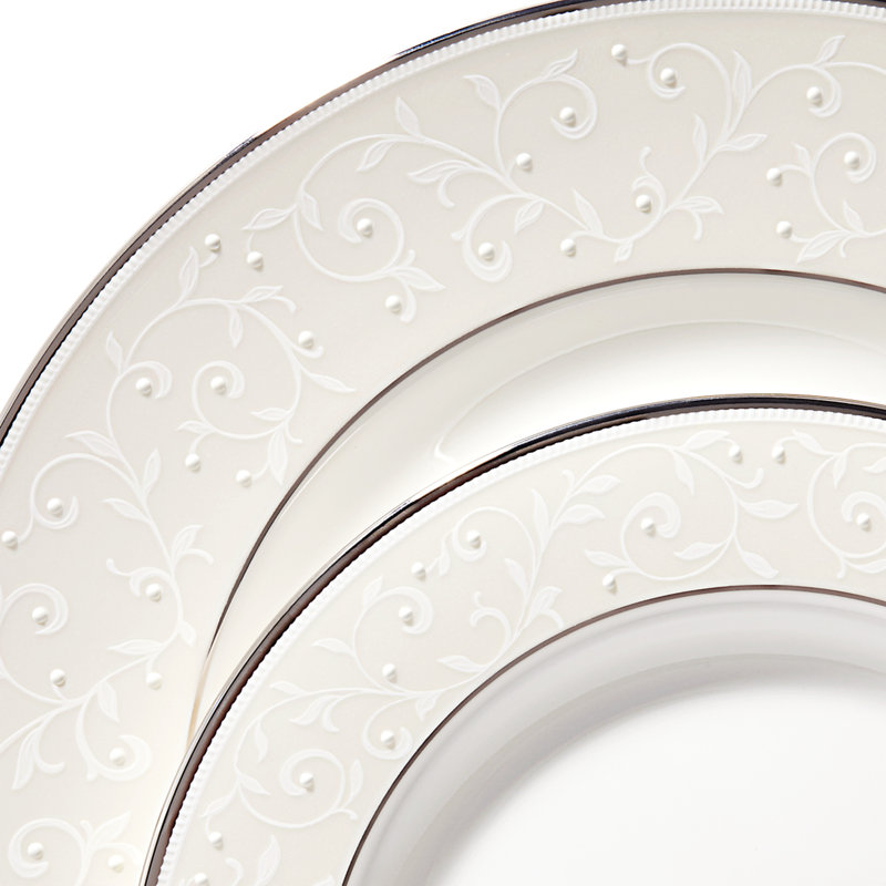 Opal Innocence 5-piece Place Setting, Off-White
