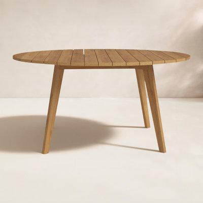 Knightly 60'' Teak Outdoor Dining Table