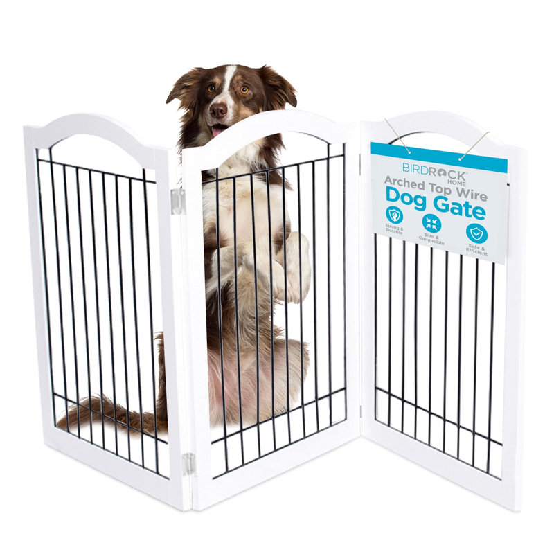 Barrière autoportante pour animaux, Blanc