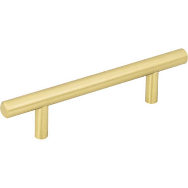 Brainerd Bar Satin Gold 3 Piece Cabinet Hardware Collection