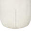Fauteuil d'appoint en polyester tonneau rond blanc