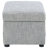 Kammer Upholstered Hydraulic Lift Top Storage Ottoman Grey-777700643