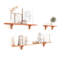 Tablette murale flottante en bois massif-729841869