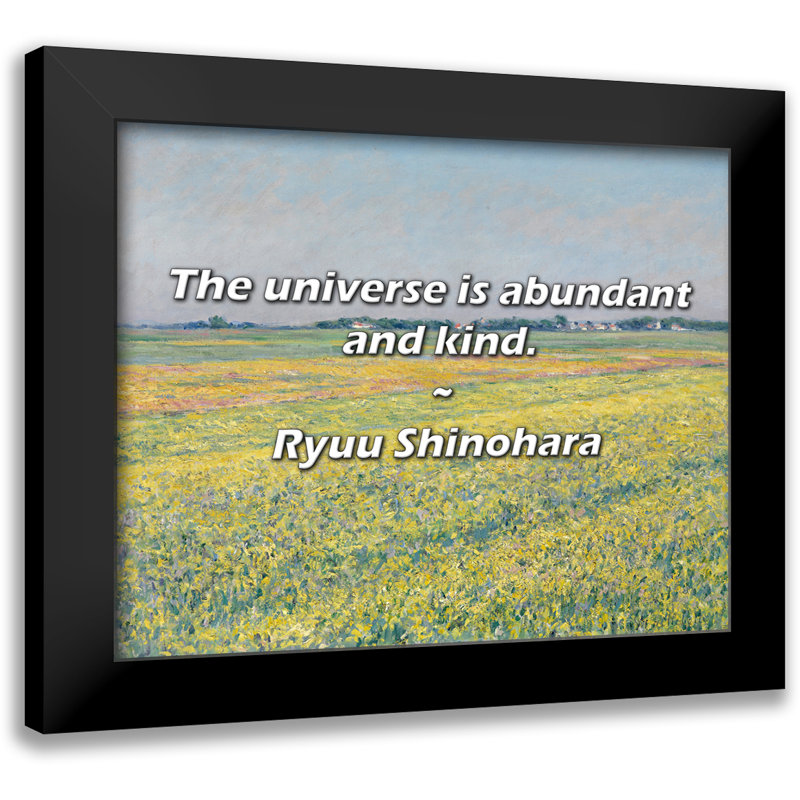 Ryuu Shinohara Citation: L'univers est abondant et aimable.
