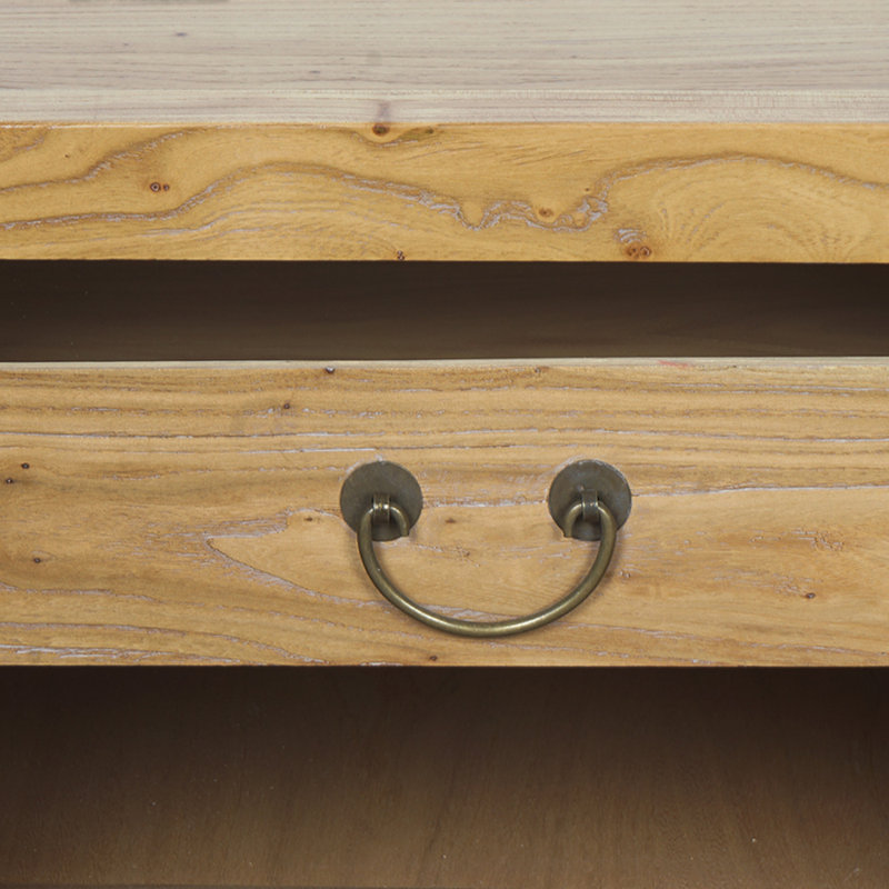 Console rétro, Bois brun